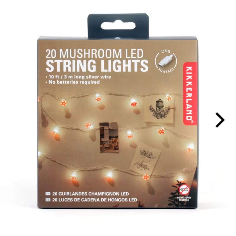 New Mushroom Lights $10 add on